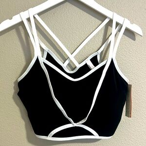 💥3/10 Sale - NWT Colsie Contrast Trim Layered Bralette